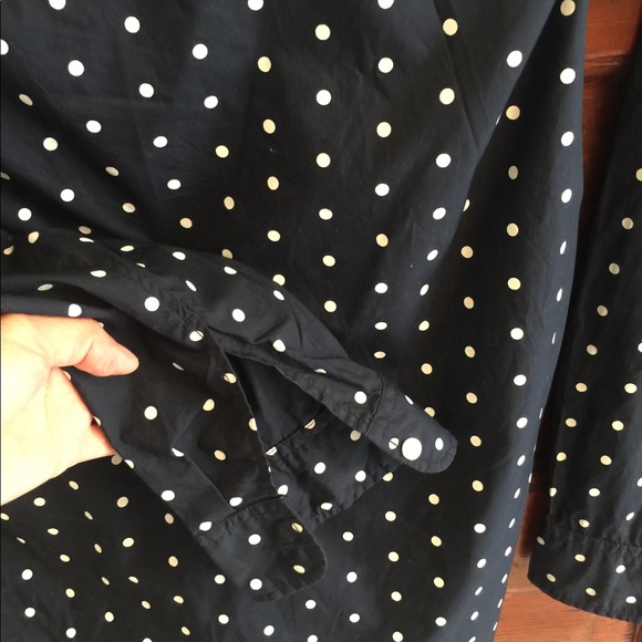 Gap White Polka Dots Long Sleeve - Picture 12 of 16